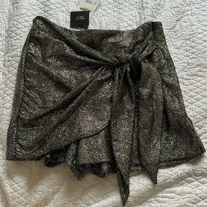 Shimmery skort from Zara.
